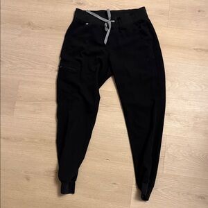 Figs Black Zamora Jogger Scrub Pant - S